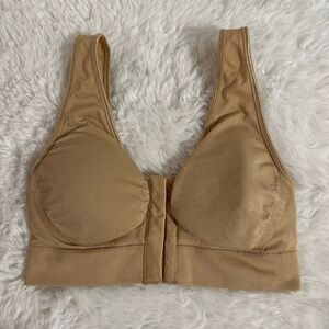 MIRACLE BAMBOO BRA in Tan Size Large